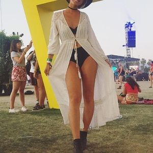 White duster/robe/coverup - somedays lovin